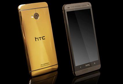 تعرف على  نسخة "HTC One" المطلية بالذهب الثقيل